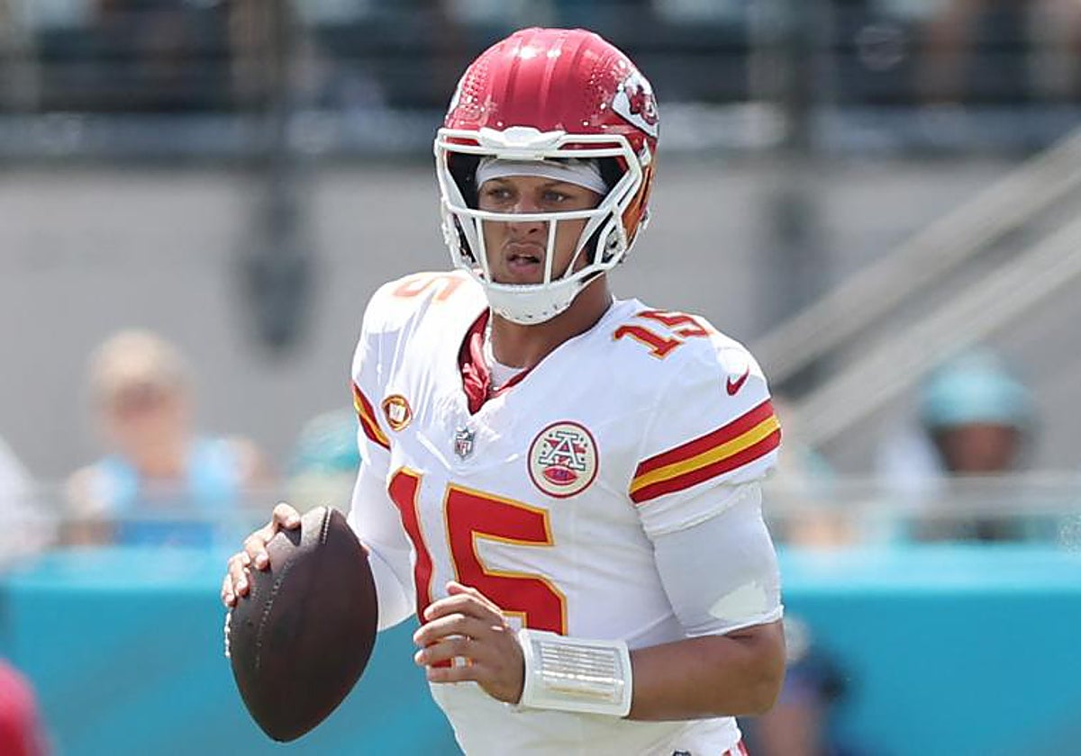 Patrick Mahomes en el partido que enfrentó este finde semana a los Chiefs contra los Bengals