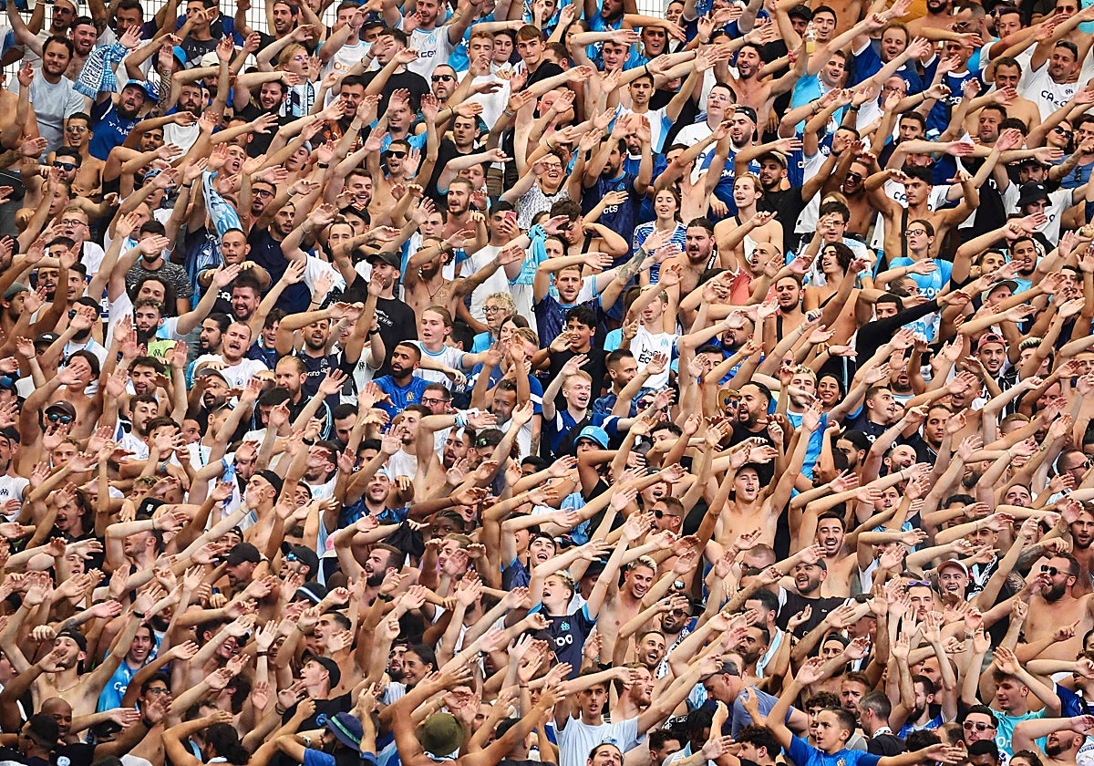 Aficionados del Olympique de Marsella