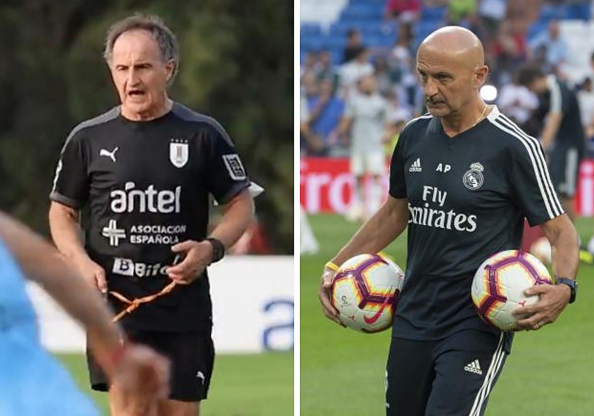 El profe Ortega y Pintus, los preparadores físicos del Atlético y el Madrid