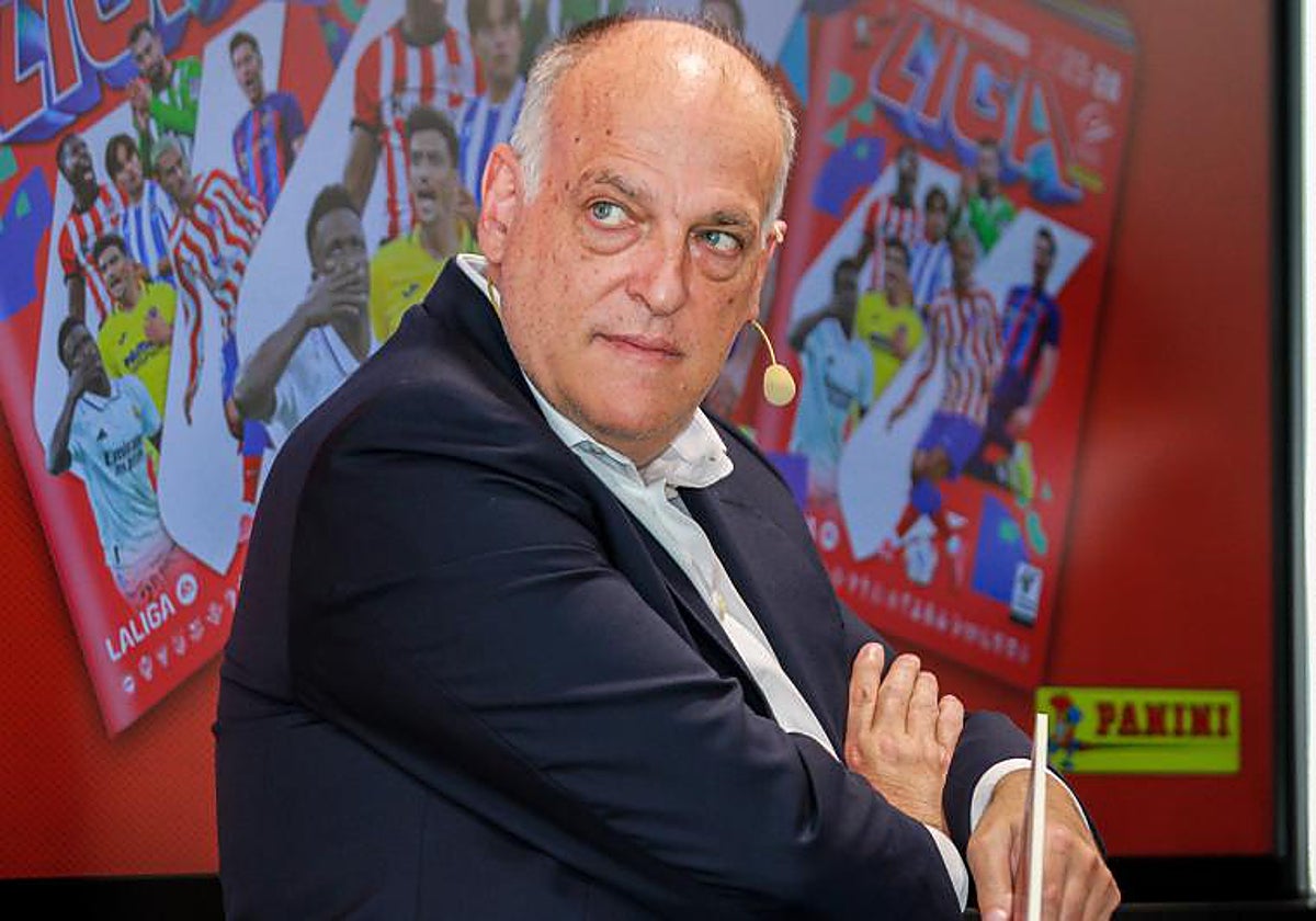 Javier Tebas, presidente de LaLiga