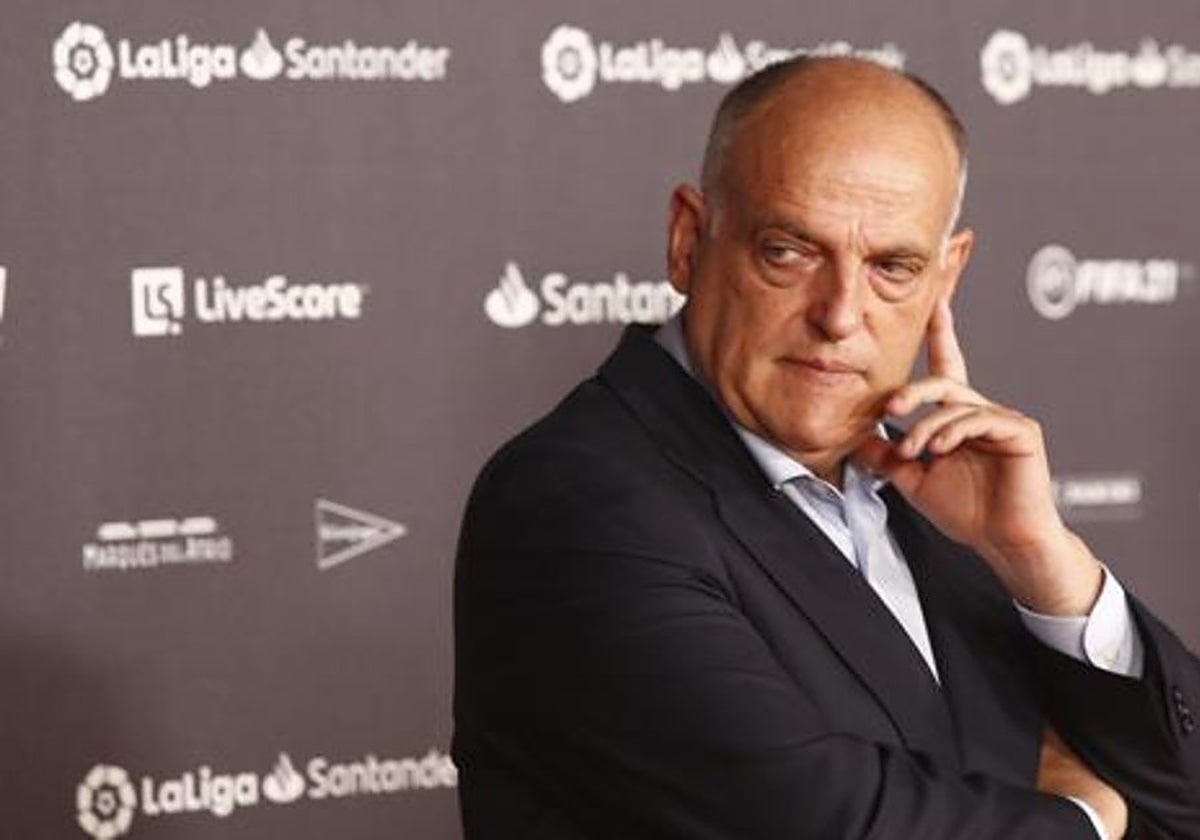 Javier Tebas, presidente de LaLiga
