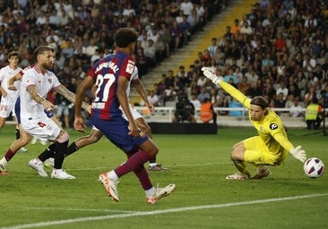 El Barça gana al Sevilla sin marcar gracias a Sergio Ramos