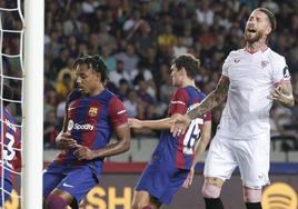 El Barça gana al Sevilla sin marcar gracias a Sergio Ramos