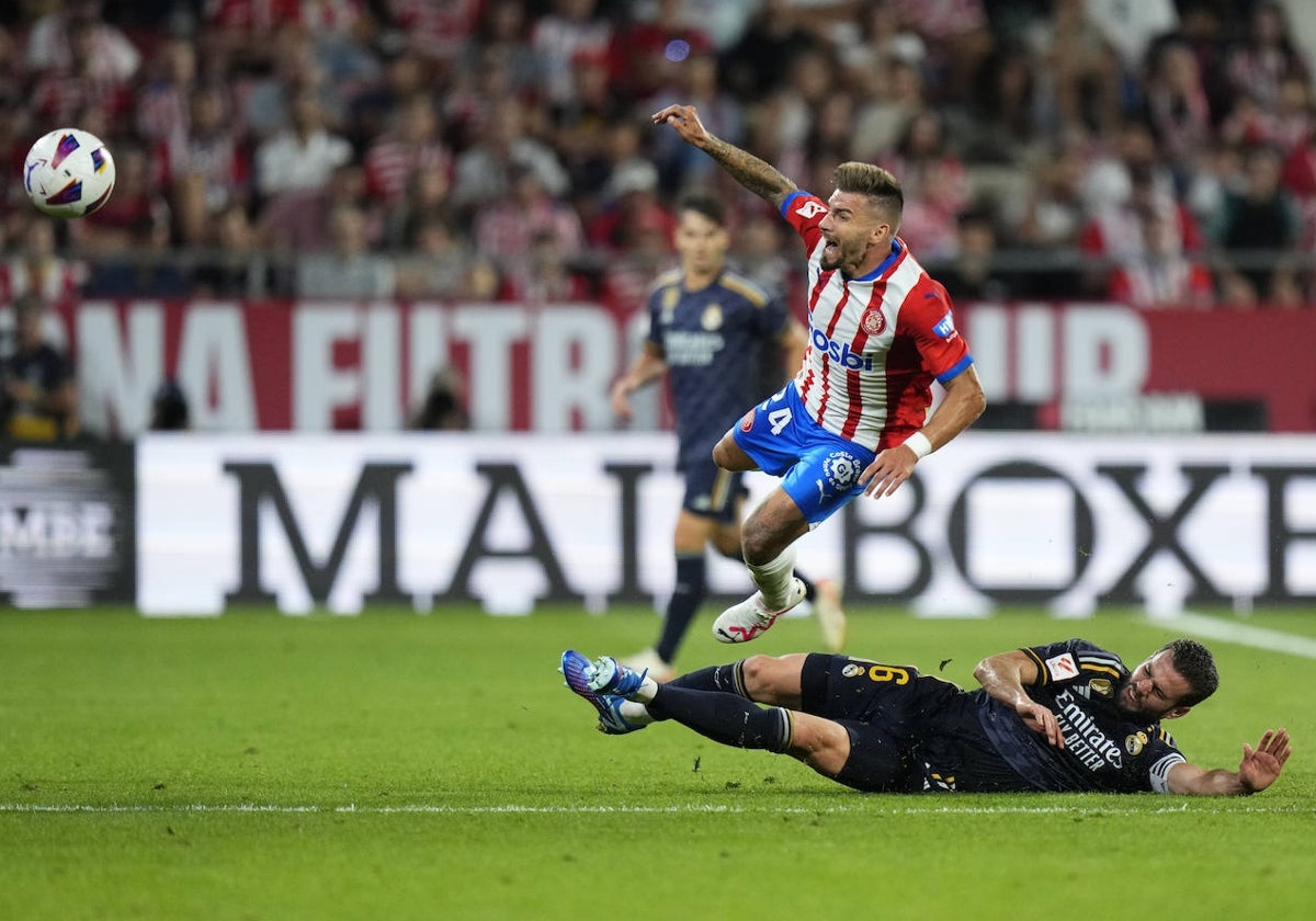 Momento de la fea entrada de Nacho a Portu