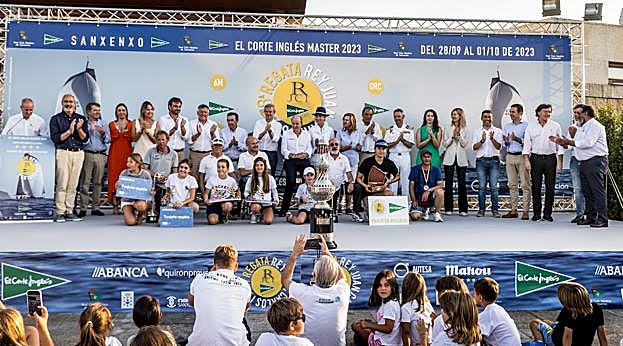 Foto de familia de vencedores