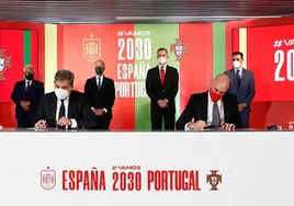 Del mano a mano con Portugal a un Mundial en tres continentes: las idas y venidas de la candidatura de España