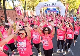 Carrera de la Mujer en Sevilla: una triunfal marea rosa de reivindicación y solidaridad