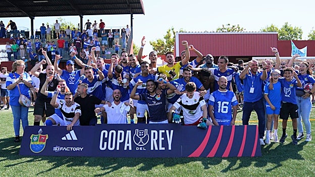 El Hernán Cortes celebra su clasificación para jugar la Copa del Rey