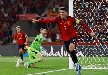El capitán Morata, de los memes a la máxima efectividad