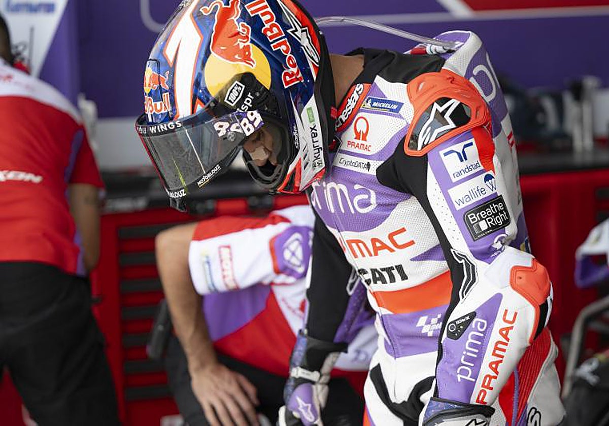 Jorge Martín perdió el liderato conseguido el sábado tras la carrera al esprint