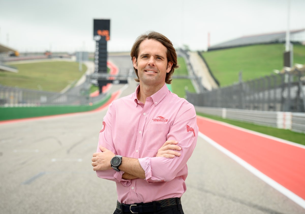 Andy Soucek, en el circuito de Austin