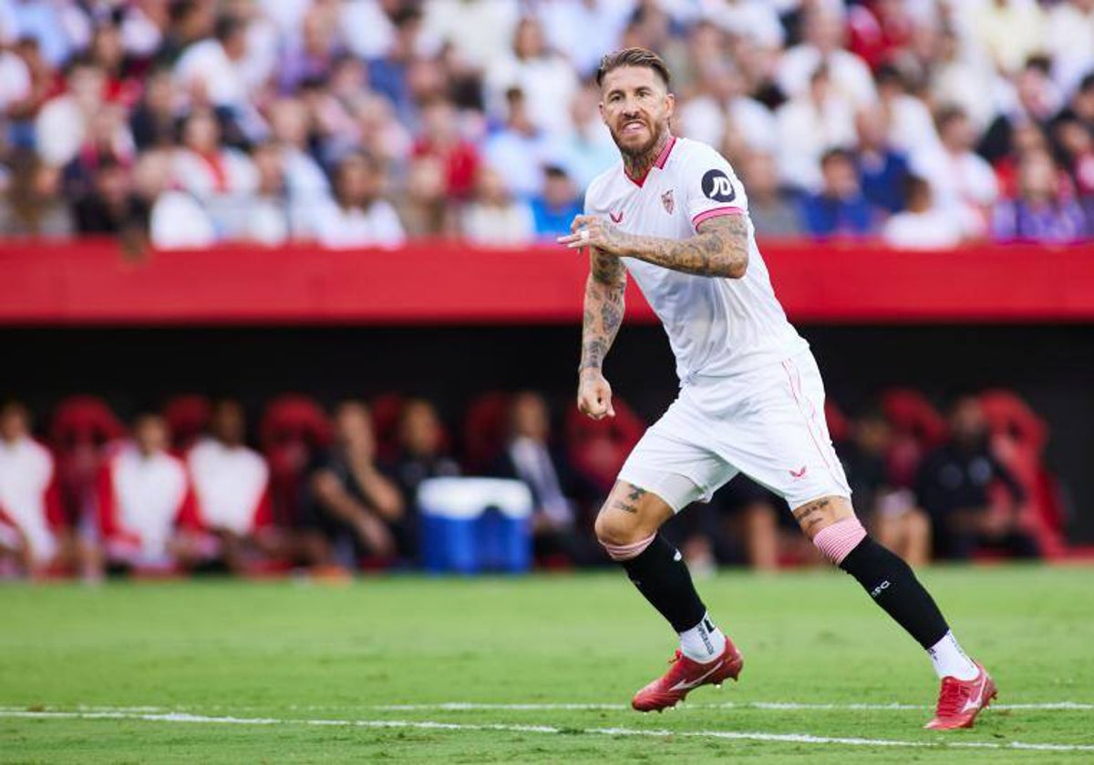 Sergio Ramos, en el partido de este sábado