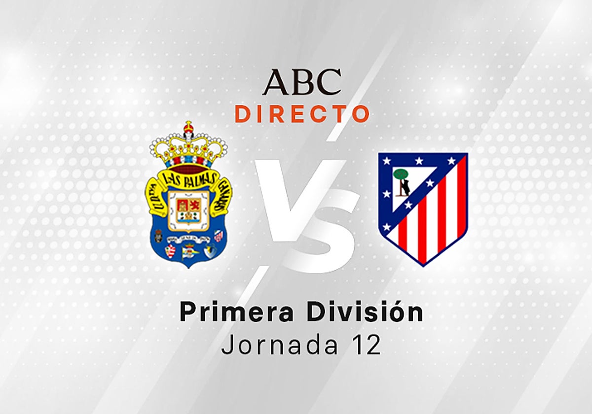 Las Palmas - Atlético en directo hoy: partido de la Liga, jornada 12