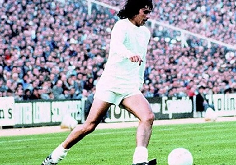Carlos Alfredo Guerini en su etapa como jugador del Real Madrid