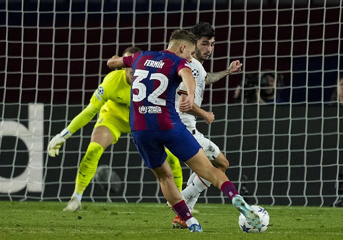 Fermín, brillante ante el Shaktar, es la nueva estrella del Barça