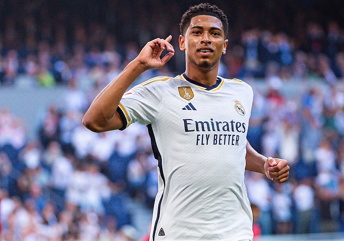 Jude Bellingham, en un partido con el Real Madrid