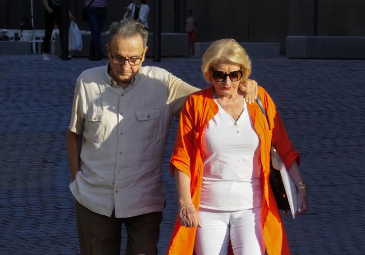 Negreira, antes de la exploración para certificar si sufre demencia, el pasado 10 de octubre