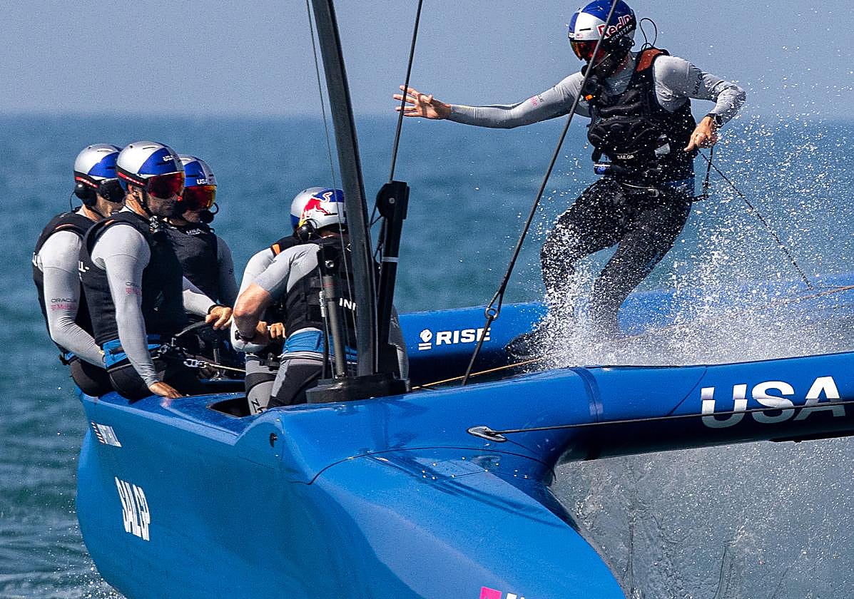 Cyrille Douillet, los cinco sentidos de los Sail GP en el mar