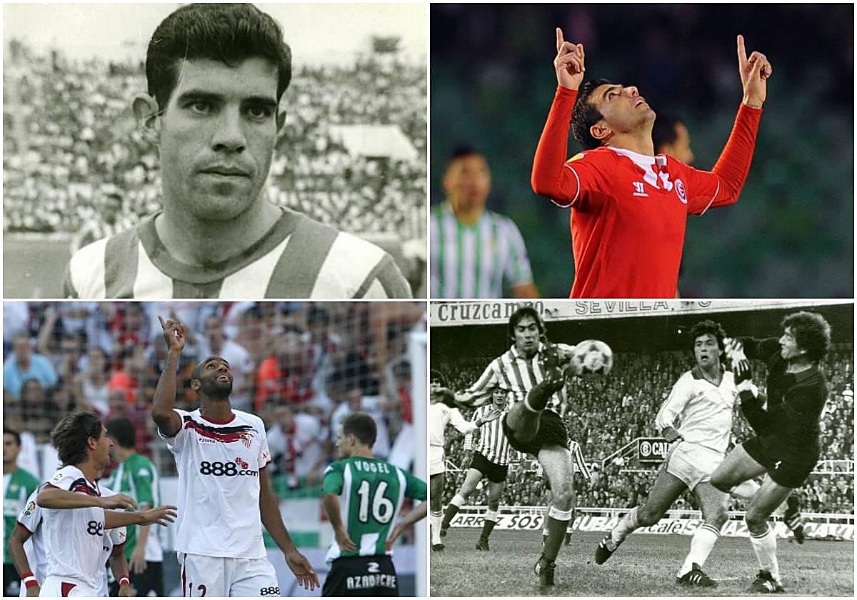 Algunos de los máximos goleadores de la historia del duelo