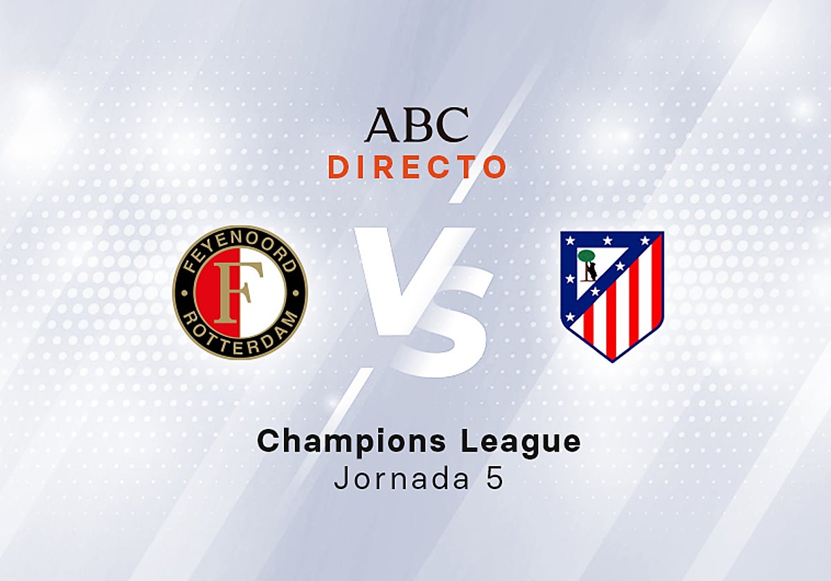 Feyenoord - Atlético, estadísticas del partido de Champions