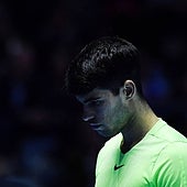 Alcaraz, autocrítico: «He tirado bastantes puntos fuera a la primera, eso Djokovic no lo hace»