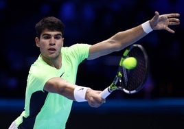 Alcaraz - Rublev, en directo hoy: segundo partido del grupo rojo de la ATP Finals