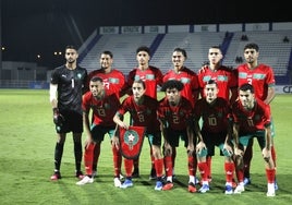 Chadi Riad, titular con la selección de Marruecos sub 23