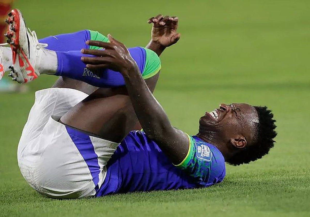 Vinicius, lesionado con Brasil