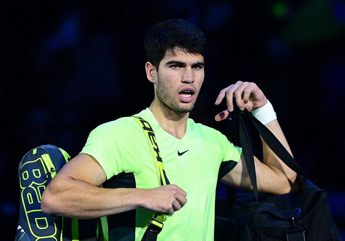Alcaraz, tras la derrota ante Djokovic en las ATP Finals