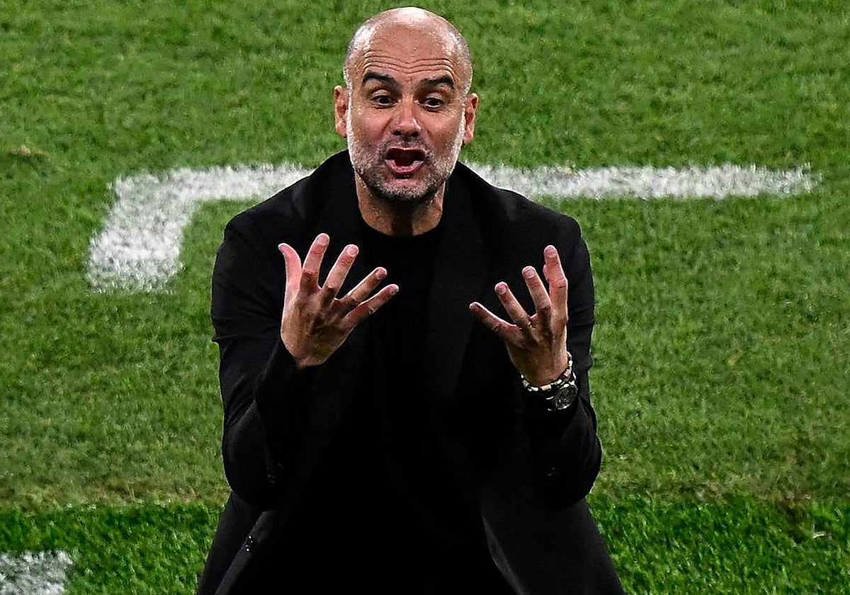 Pep Guardiola, técnico del Manchester City