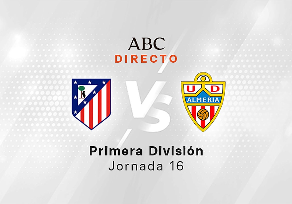 Atlético - Almería, estadísticas del partido