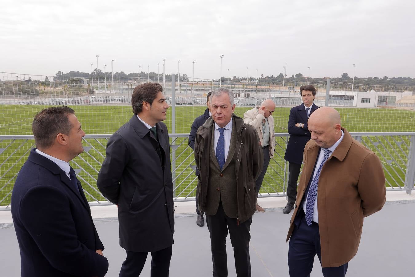 Imágenes del paseo por la nueva ciudad deportiva del Real Betis