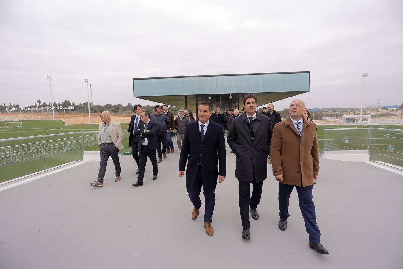 Imágenes del paseo por la nueva ciudad deportiva del Real Betis