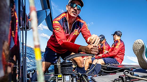 Alex Muscat en acción.