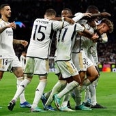 Nico Paz consuma la victoria sobre el Nápoles y el primer puesto del Madrid