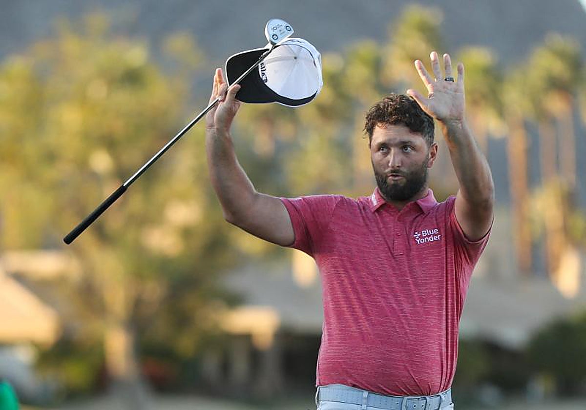 Jon Rahm celebra un triunfo en el circuito americano