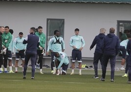 Primer entrenamiento de Cardoso con el Betis