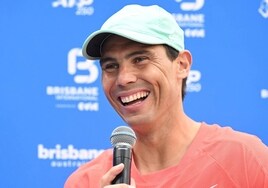 Nadal: «Espero ser competitivo y dar lo mejor. Pero es imposible pensar en ganar torneos»