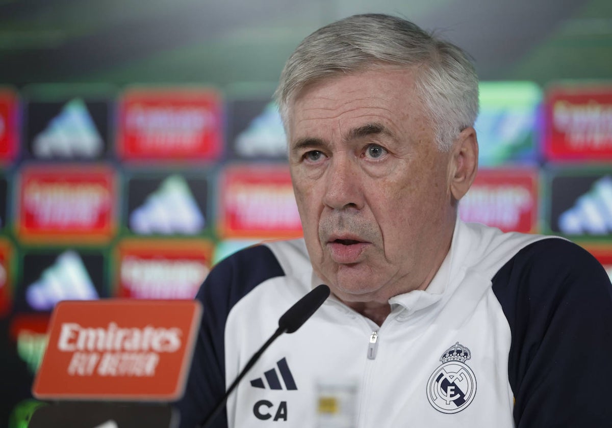 Carlo Ancelotti, entrenador del Real Madrid