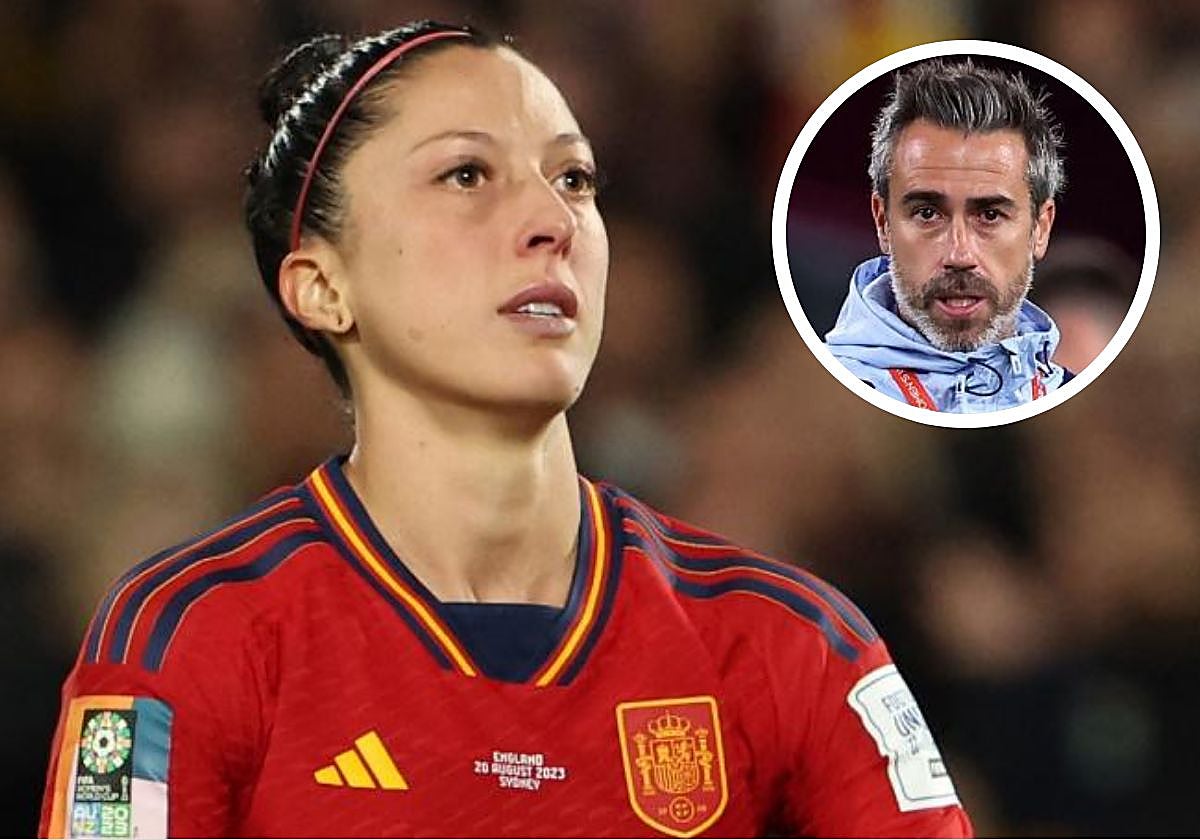 Jennifer Hermoso y Jorge Vilda