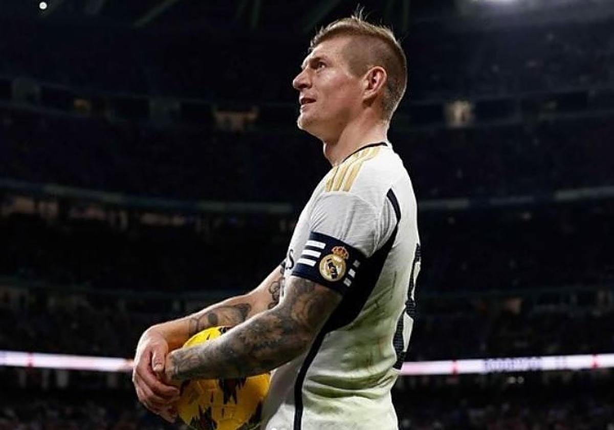 Toni Kroos, en un partido del Real Madrid