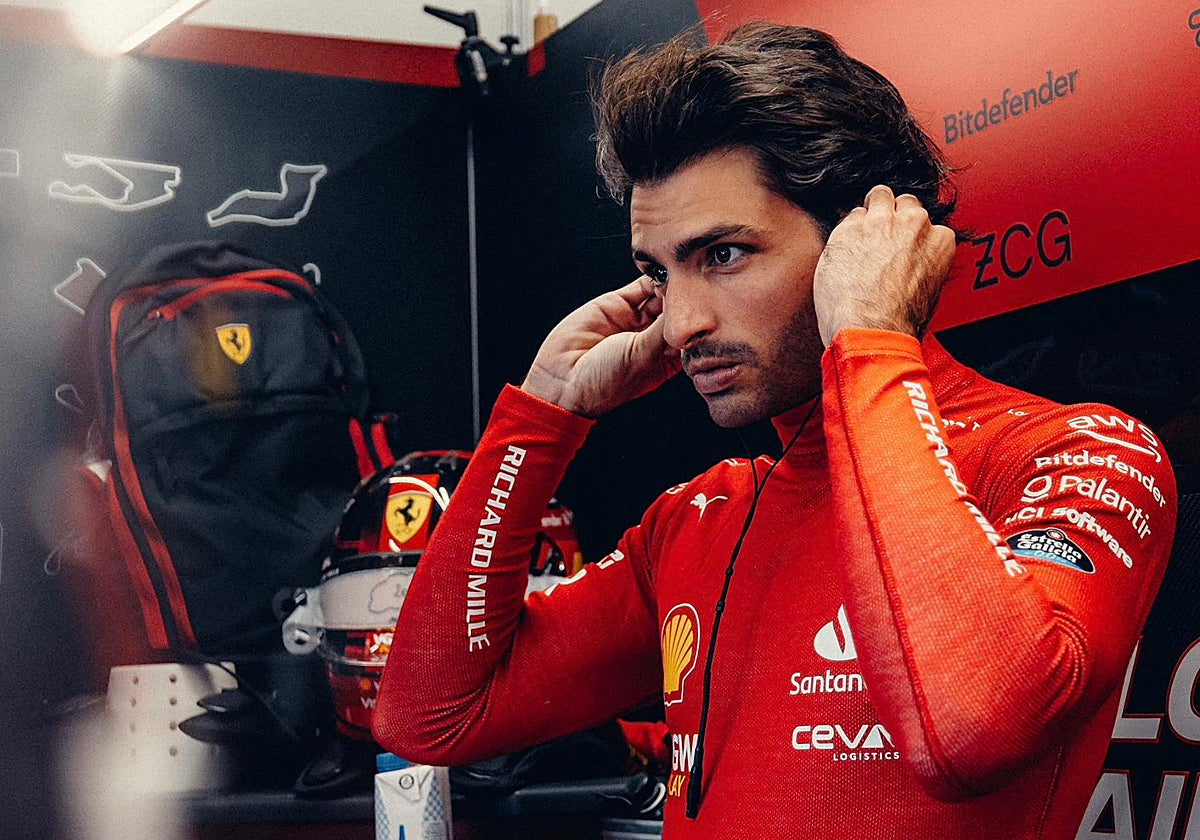 Carlos Sainz, piloto de Ferrari