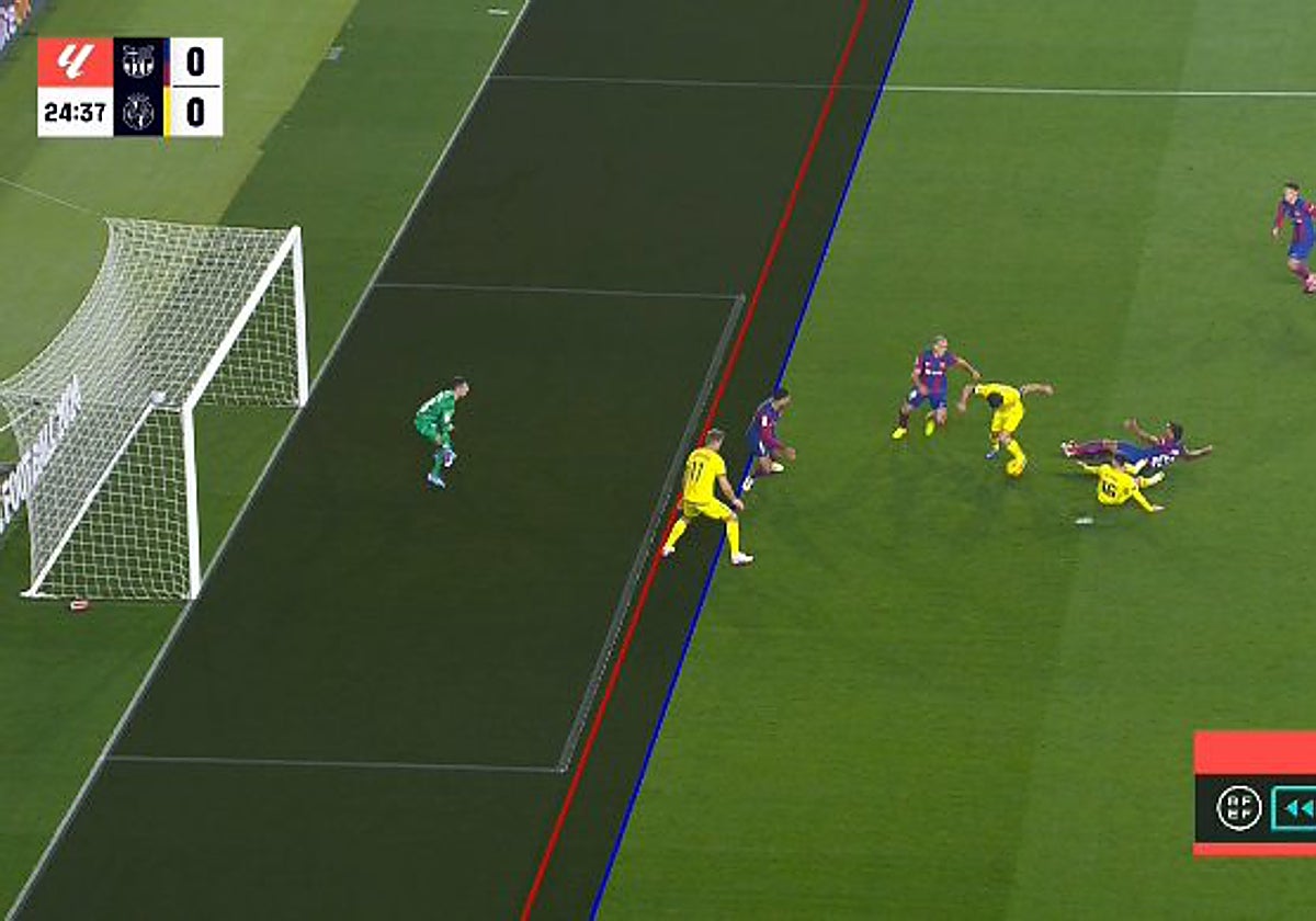 El árbitro de ABC sobre la polémica del Barça-Villarreal: «Bien anulado»