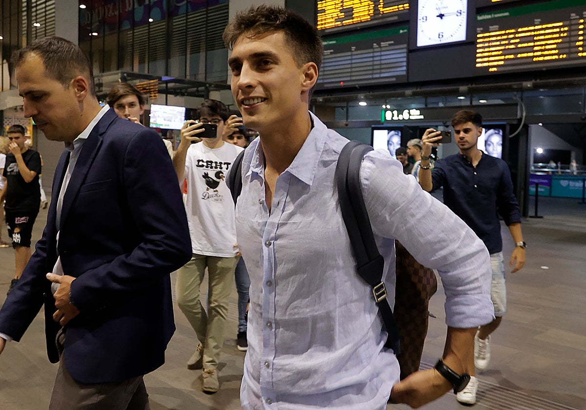 Federico Gattoni, a su llegada a Sevilla el pasado verano