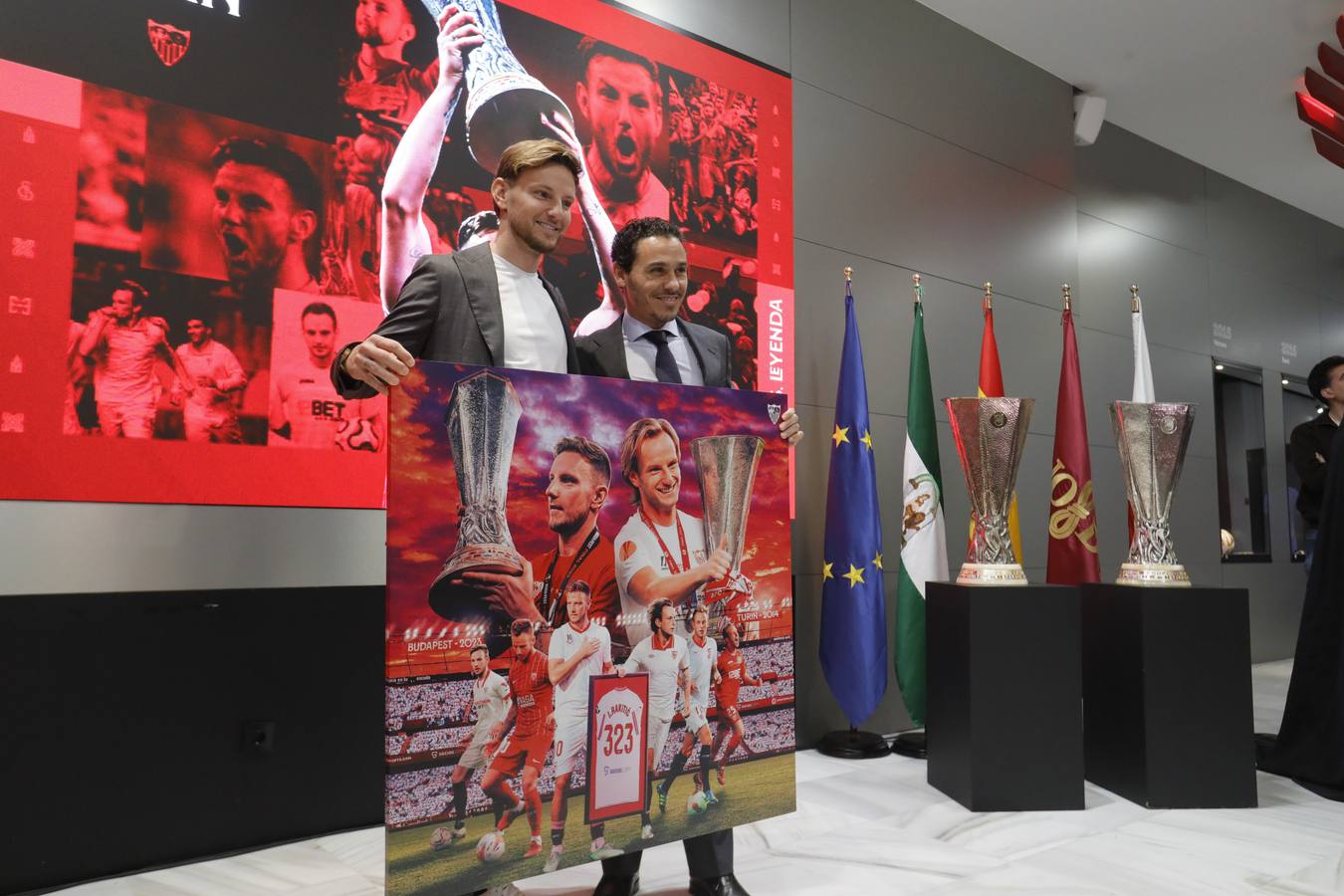 Acto de despedida de Iván Rakitic del Sevilla FC