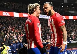 Alineación confirmada del Atlético de Madrid ante el Real Madrid en el partido de la Liga hoy