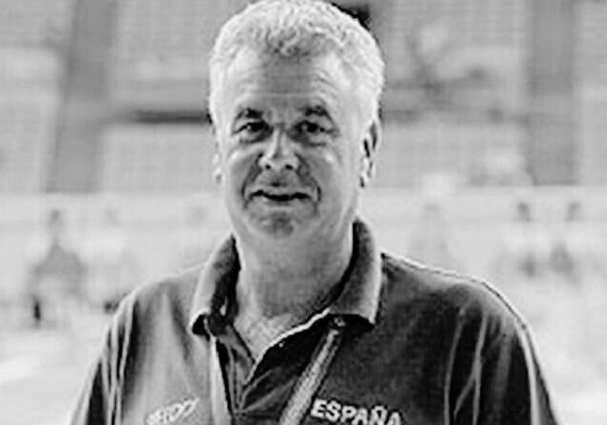 Joan Fortuny, en su etapa como seleccionador de natación