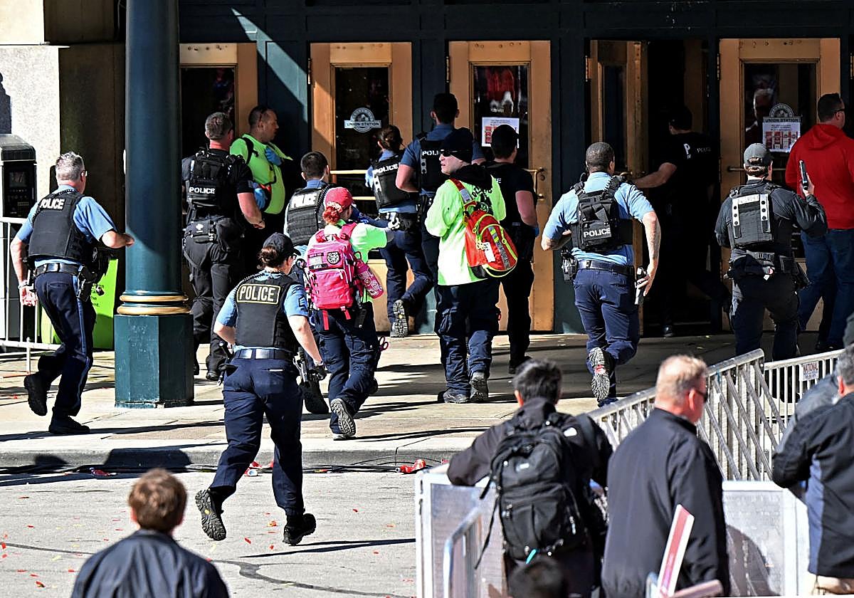 Tiroteo durante la celebración de los jugadores del Kansas City Chiefs.