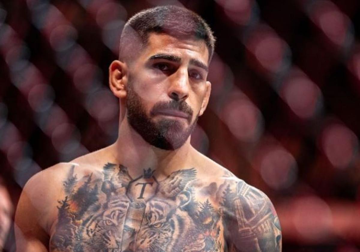 Ilia Topuria, en un combate