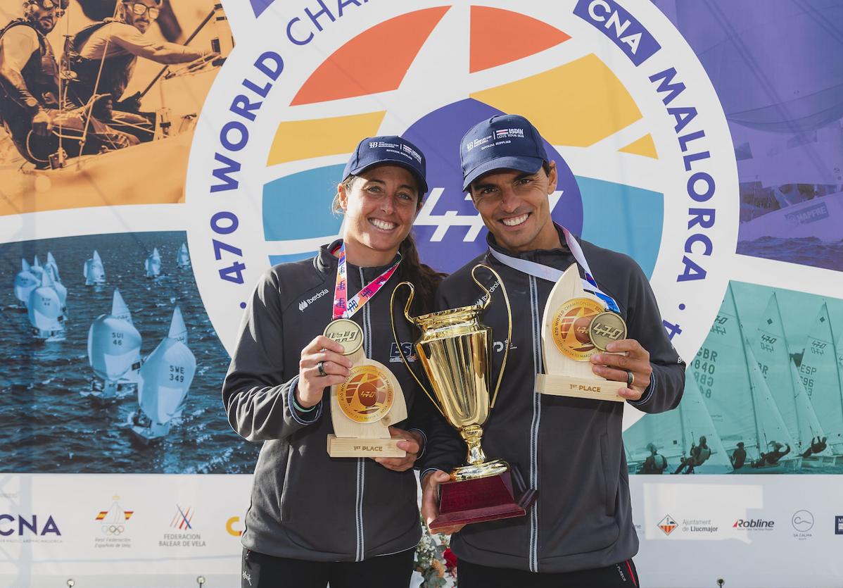 Jordi Xammar y Nora Brugman, campeones del mundo de 470, son los nuevos «hijos del viento»